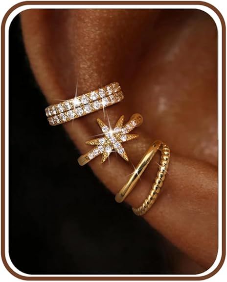 Gold Ear Cuffs And Clips