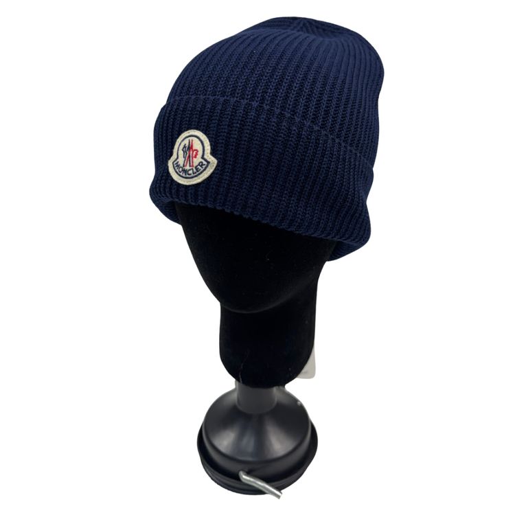 Gorro Moncler Azul marino - talla UNI obraz 1