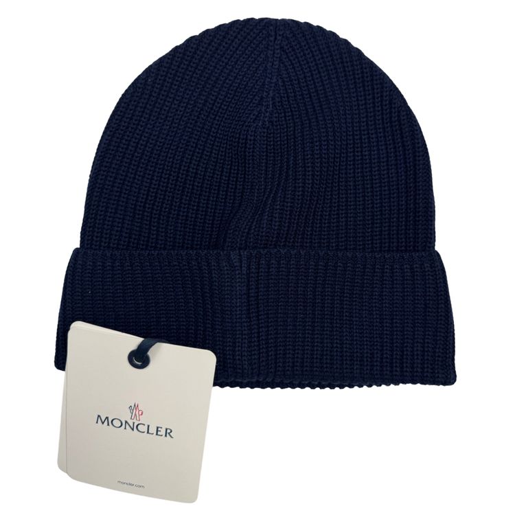 Gorro Moncler Azul marino - talla UNI obraz 5