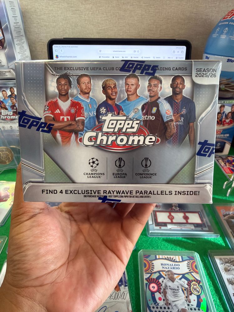 1 Sobre Topps Chrome Cards Season 2025/26