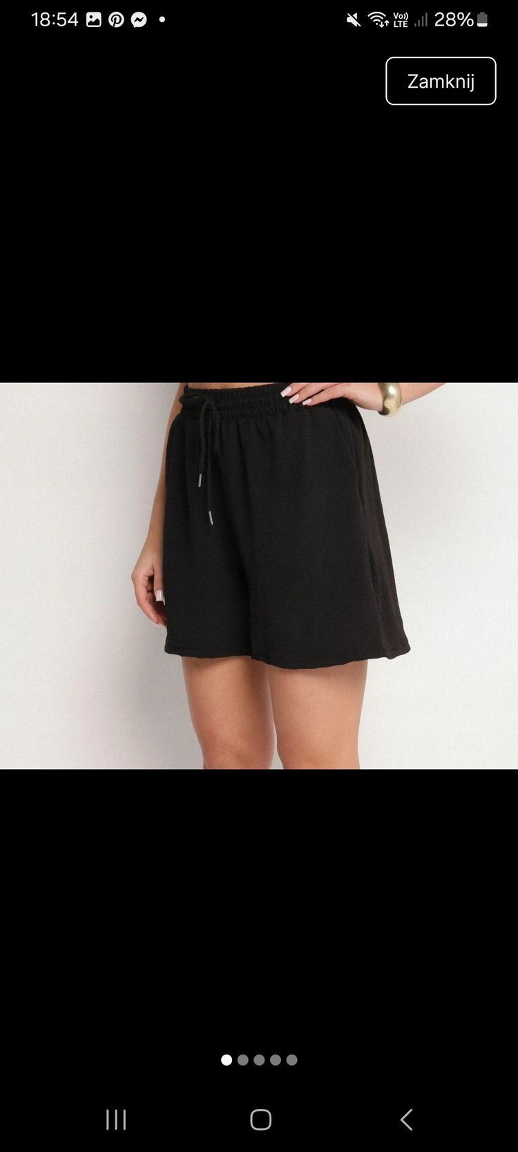 Boohoo Black Shorts