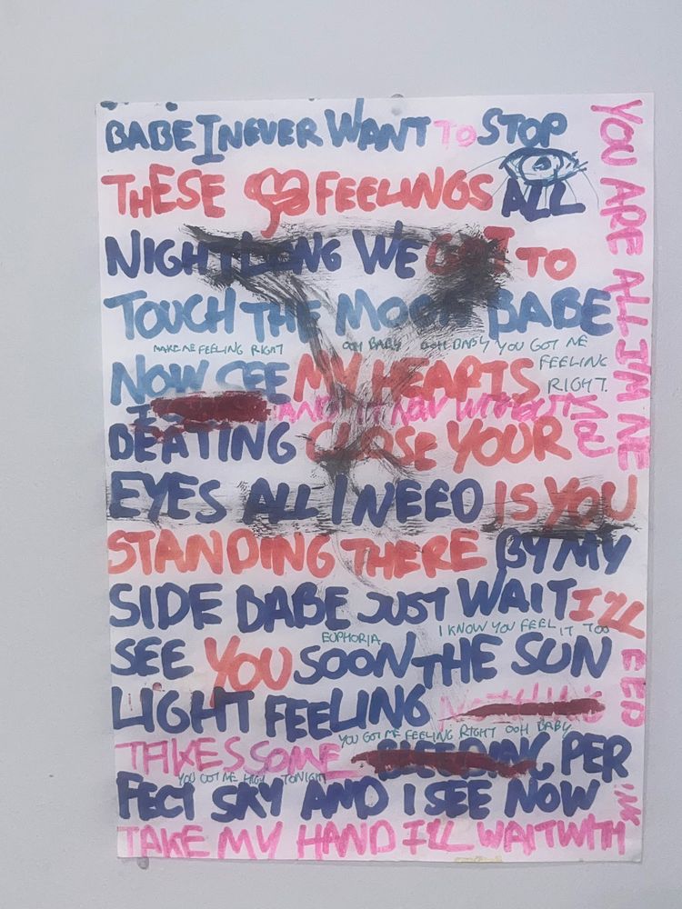 Original Artwork JW - felt on A4 - heartfelt aesthetkc