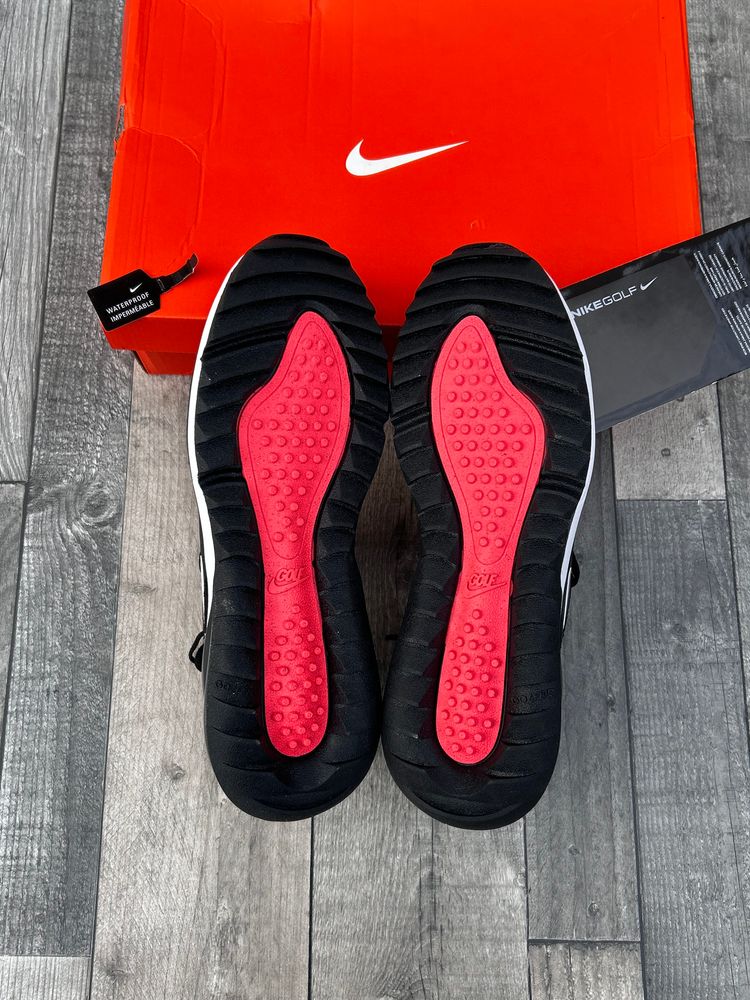 Nike Air Max 270 Golf Waterproof Trainers - ‘Black White’ - Size UK 9.5  obraz 9