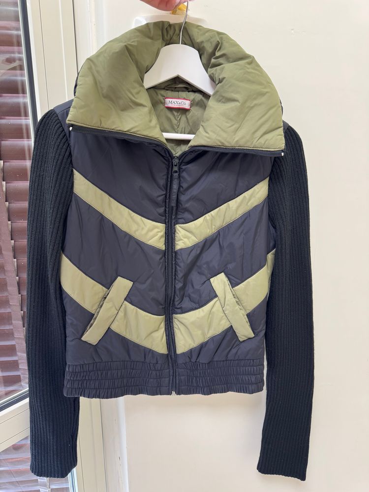 MAX&Co. Max&Co. Padded Jacket With Knit Sleeves product image