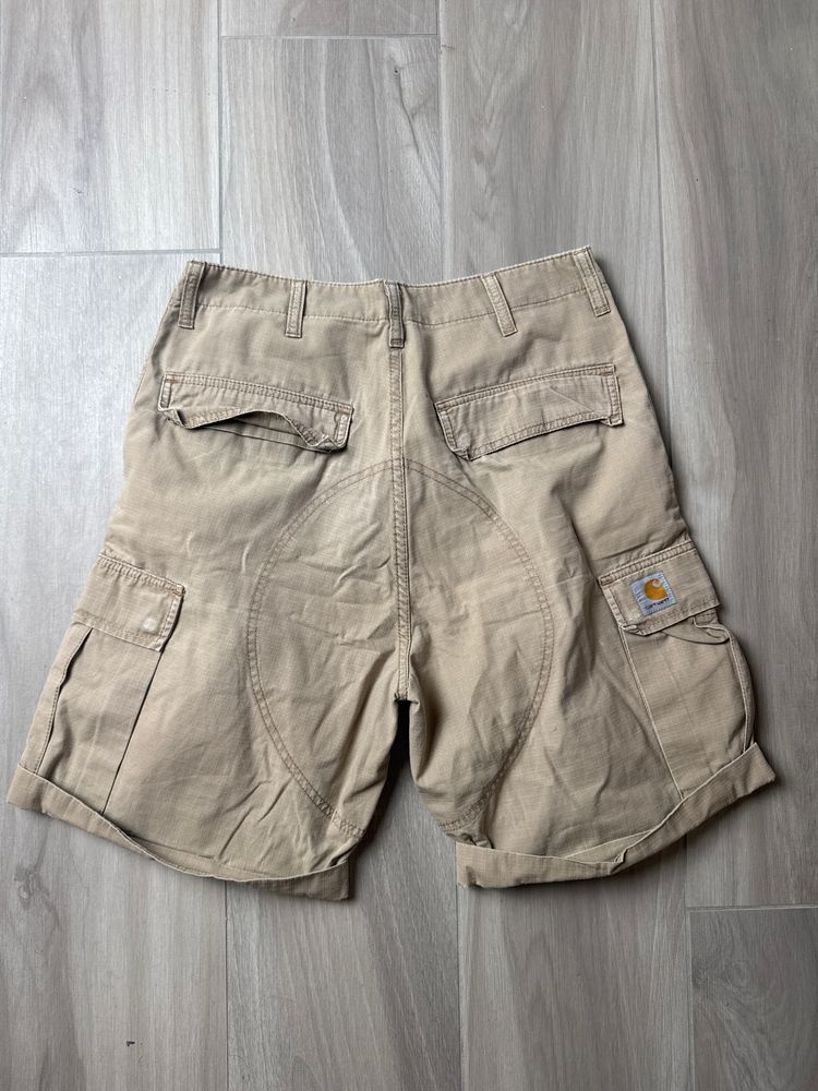 Beige Cargo Shorts