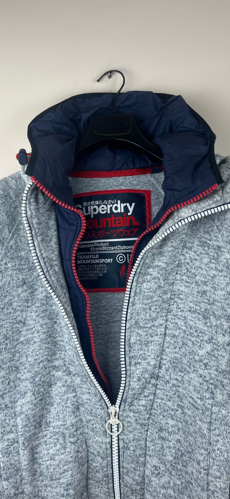 Superdry Mountain giacca tecnica Storm Blizzard grigia M image 2