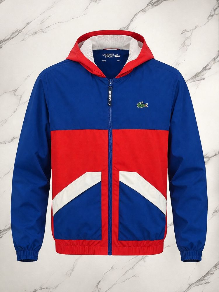 Lacoste Sport Color Block Hooded Jacket image 1