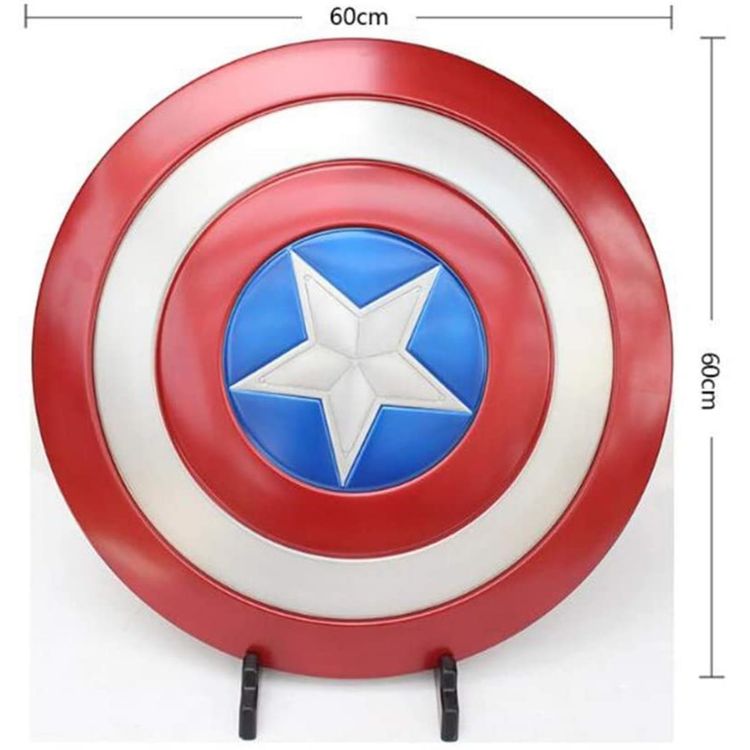 Immagine di Marvel Captain America Metal Aerial Shield Prop Aluminum Alloy Replica 1:1 With Stand 3