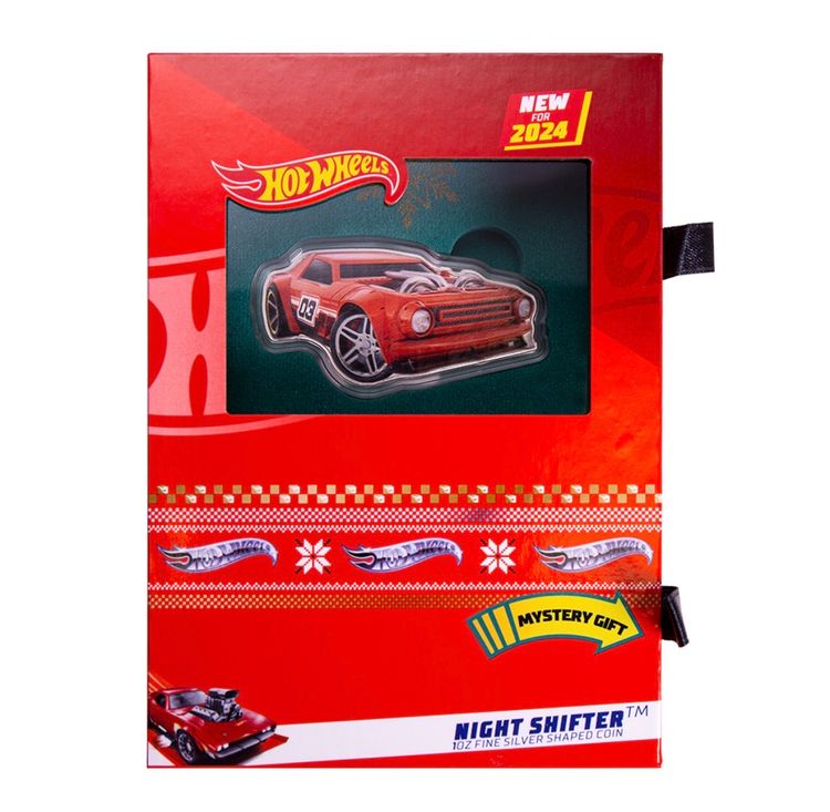 Immagine di Hot Wheels Night Shifter 1oz Fine Silver Shaped Coin 1