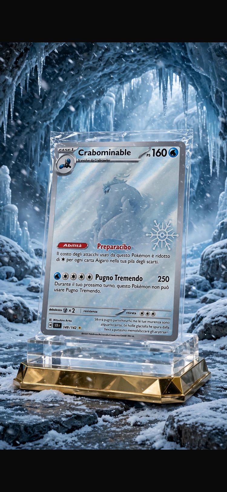 Crabominable Pokémon Card imagen 1