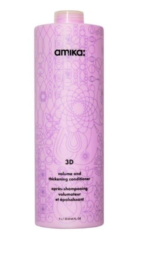 Amika 3D Volume & Thickening Conditioner 1000ml BN 1 Litre image 1