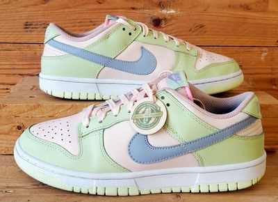 Nike Dunk Low Leather Trainers UK6/US7/EU40 DD1503-600 Lime Ice/White