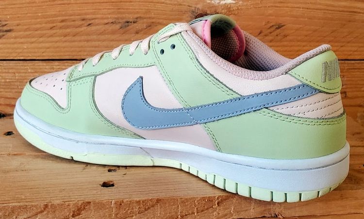 Nike Dunk Low Leather Trainers UK6/US7/EU40 DD1503-600 Lime Ice/White image 9