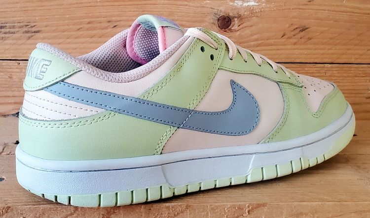 Nike Dunk Low Leather Trainers UK6/US7/EU40 DD1503-600 Lime Ice/White image 5