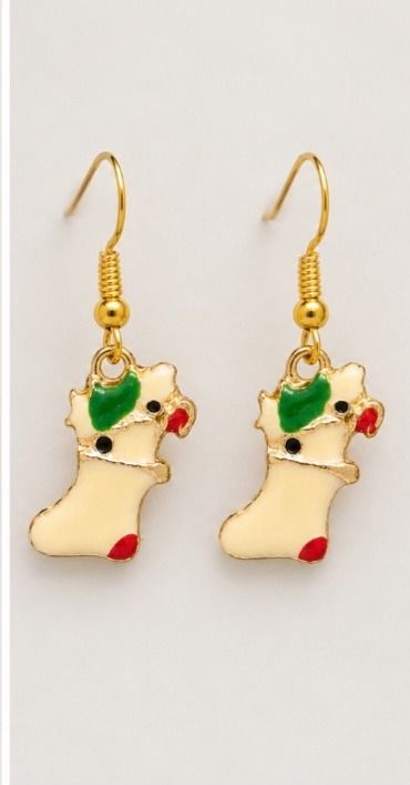Christmas Stocking Earrings image 1