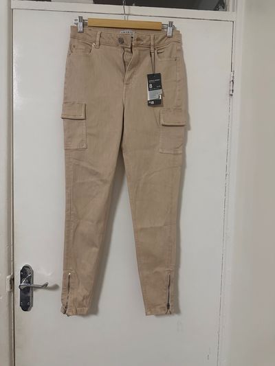 beige cargo pants - Size 8
