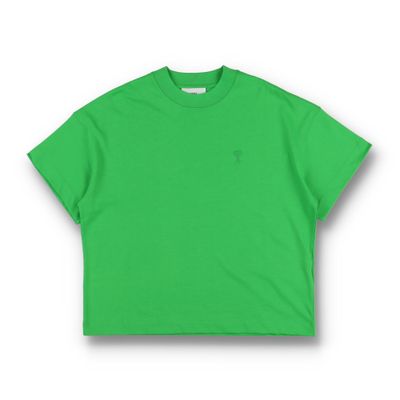 AMI Green Tonal Ami De Couer Logo Oversized T-Shirt
