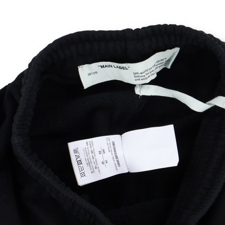 Off-White Black Arachno Spider Arrows Logo Sweatshorts image 5