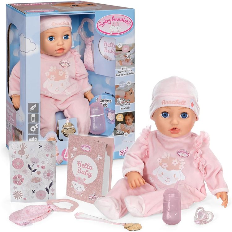 Baby Annnabell Interactive Annabell Doll INCOMPLETE image 1