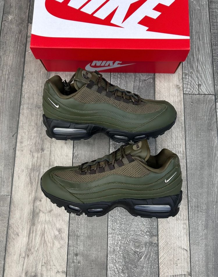Nike Air Max 95 OG BIG BUBBLE Trainers - ‘Cargo Khaki Olive’ - Size UK 7,9.5