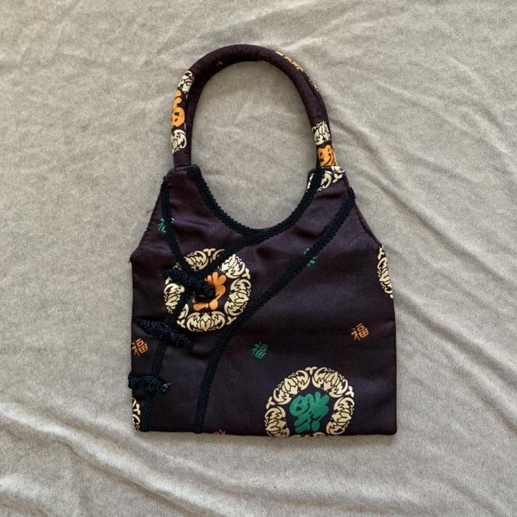 Y2K Embroidered Chinese Pattern Mini Bag