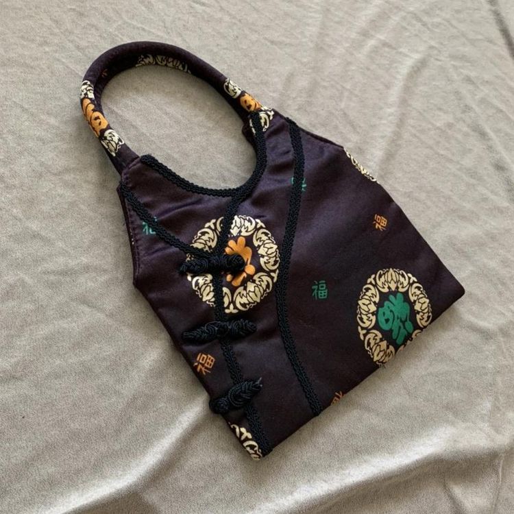 Y2K Embroidered Chinese Pattern Mini Bag imagen 4
