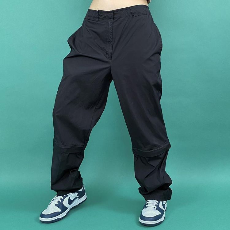 Nike Vintage y2k black Nike rare detachable tracksuit bottoms. product image