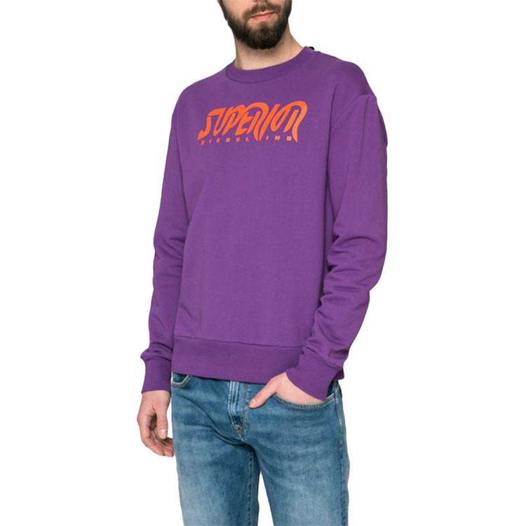 DIESEL S BAY SC FELPA Mens Sweatshirt Crew Neck Sweater Pullover Work Casual Top 7