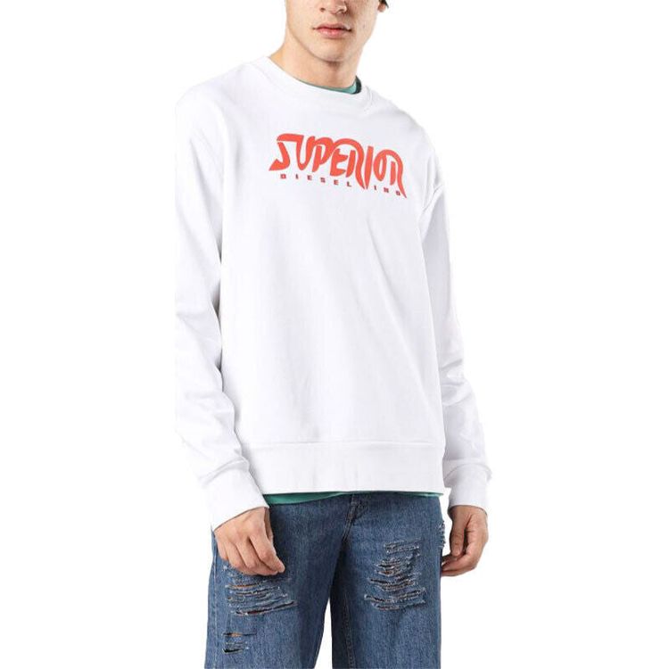 DIESEL S BAY SC FELPA Mens Sweatshirt Crew Neck Sweater Pullover Work Casual Top 19