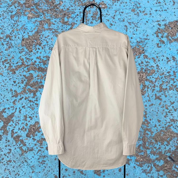 Tommy Hilfiger Embroidered Crest Breast Pocket Shirt Beige XL 4