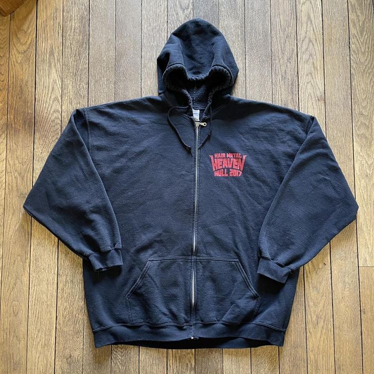 Gildan 2017 Hair Metal Heaven Graphic Zip Up Hoodie product image