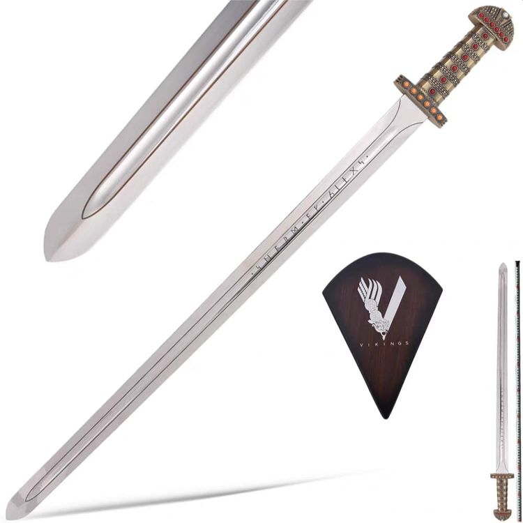 Vikings Ragnar Lothbrok Sword of Kings Metal image 1