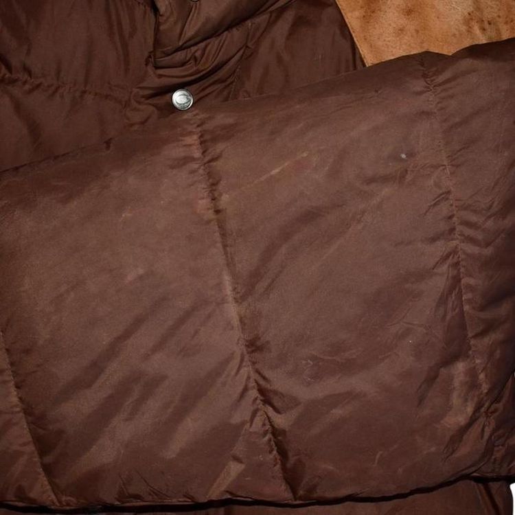 Brown Naf Naf Puffer Jacket with Removable Sleeves obraz 4