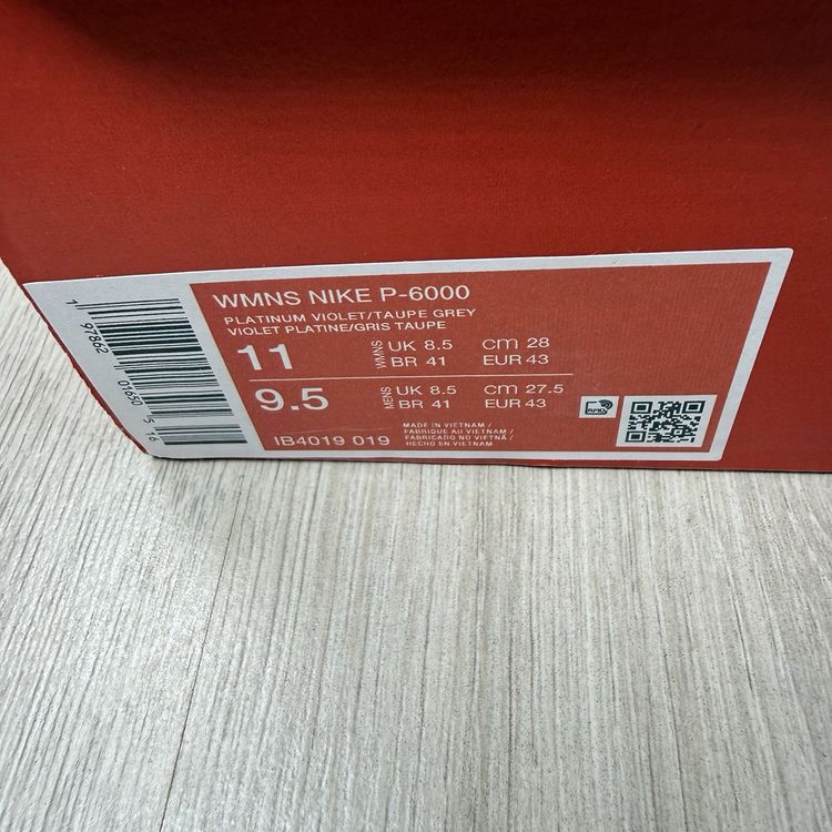 Size 8.5 - Nike P-6000 Trainers Platinum Violet Vast Grey IB4019-019 5