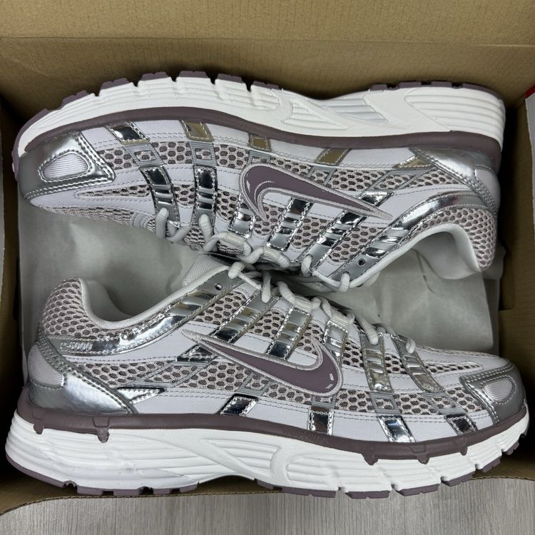 Size 8.5 - Nike P-6000 Trainers Platinum Violet Vast Grey IB4019-019