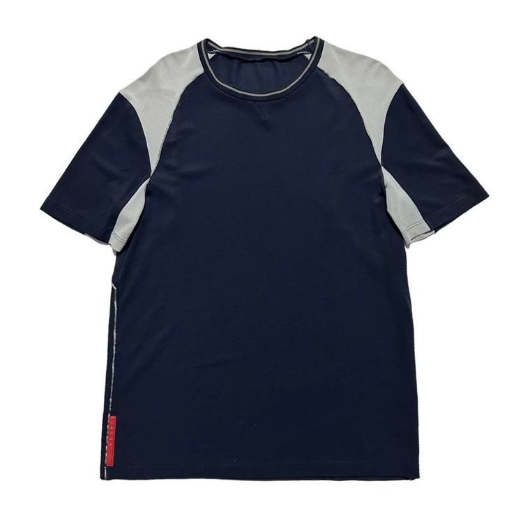 Prada Prada Dark Blue Panel Vent T-Shirt product image