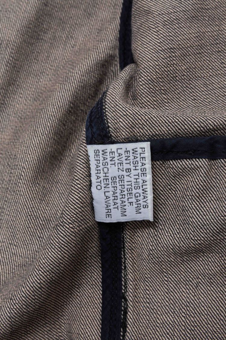 Dior Homme Coated Black Denim Blouson Jacket image 4