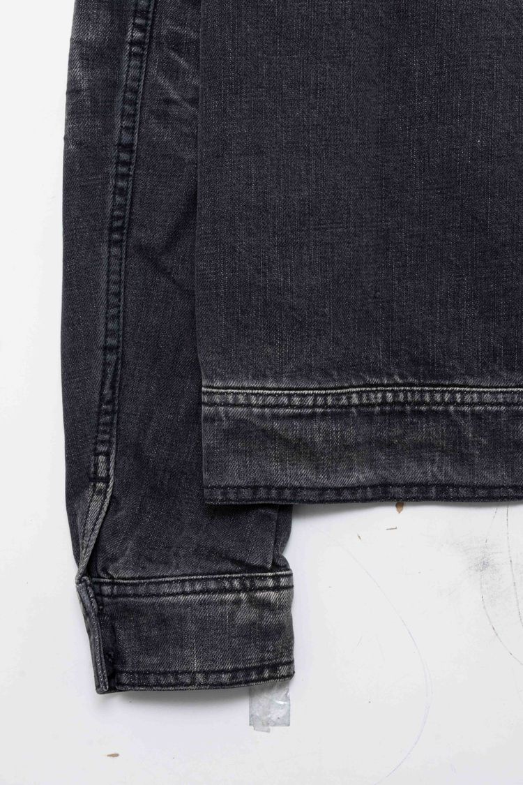 Dior Homme Coated Black Denim Blouson Jacket image 2