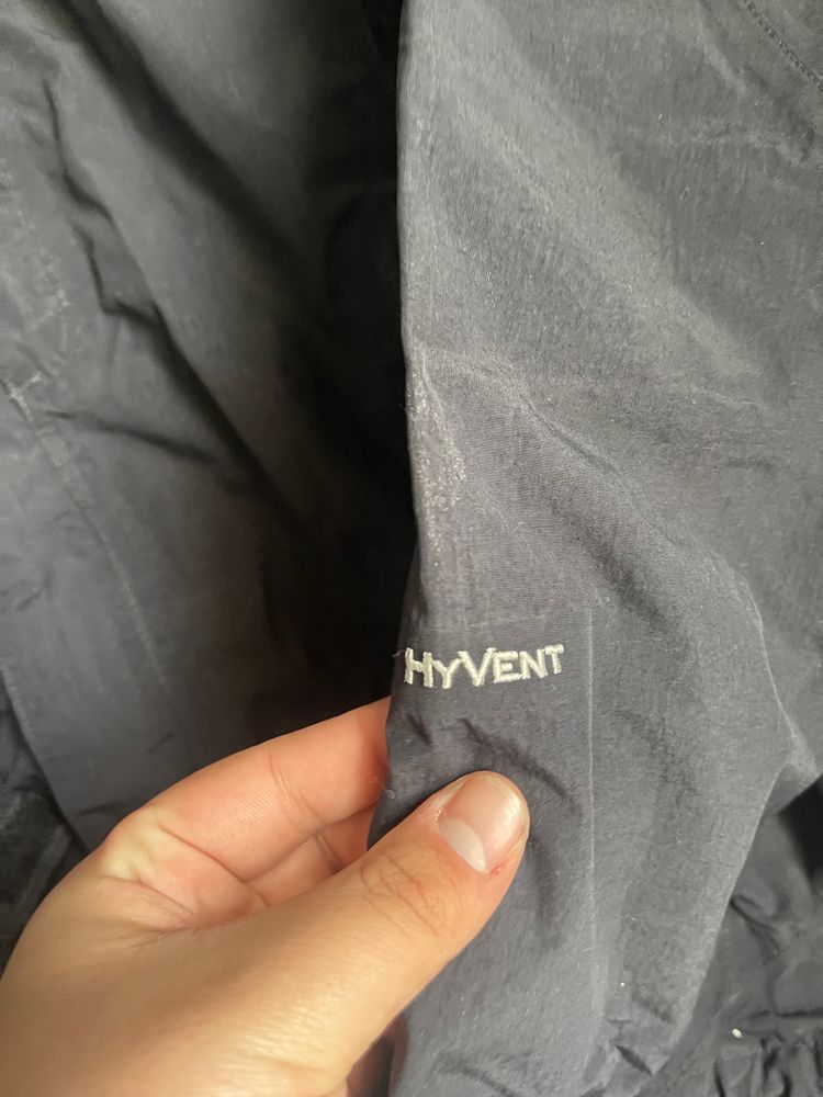 Black Hyvent North Face Raincoat 3