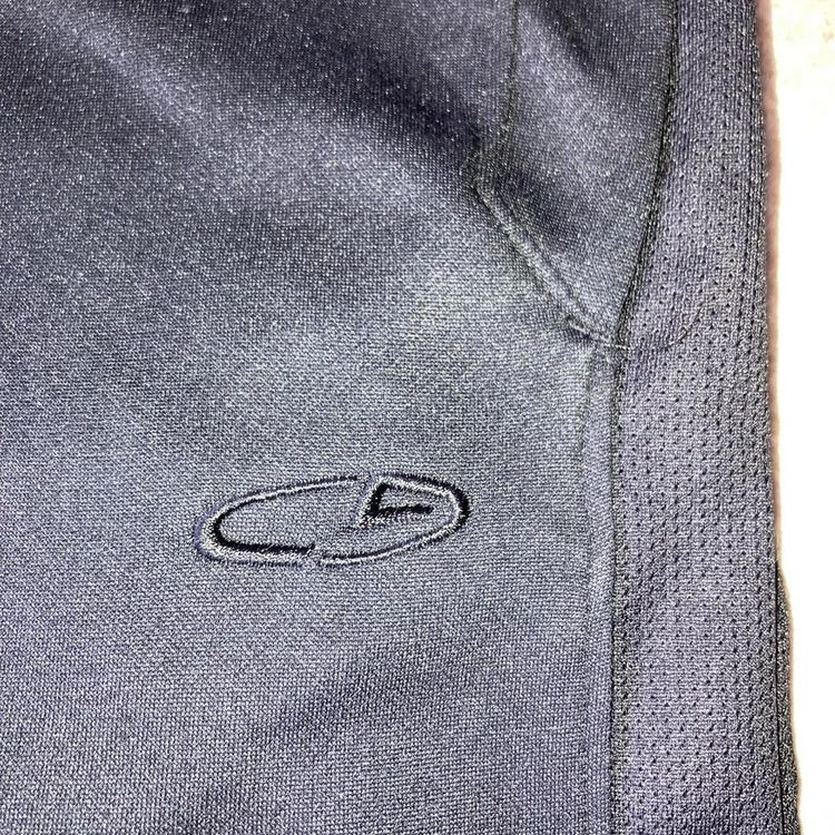 Champion c9 tracksuit bottoms in black with smal embroidered c9 logo on the front image 3