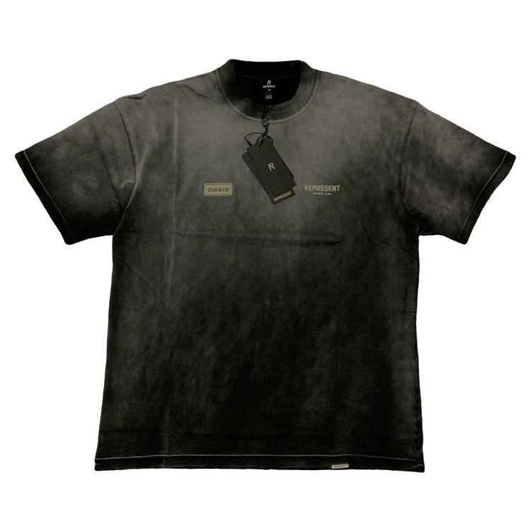 Represent XS Tee Oasis Owners Club Stained Black T-Shirt imagen 4