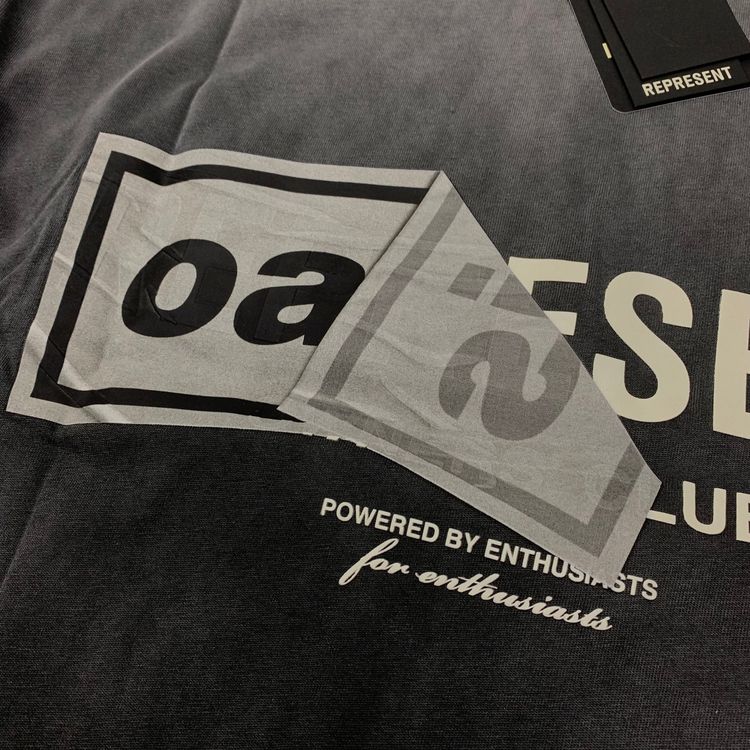 Represent XS Tee Oasis Owners Club Stained Black T-Shirt imagen 5