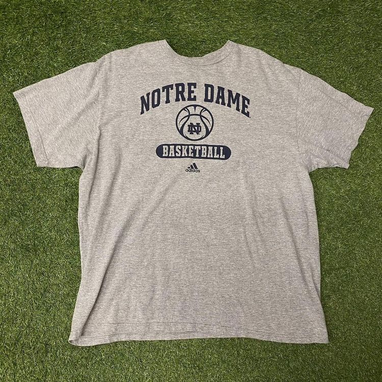 Adidas Adidas Notre dame basketball graphic print tshirt. product image
