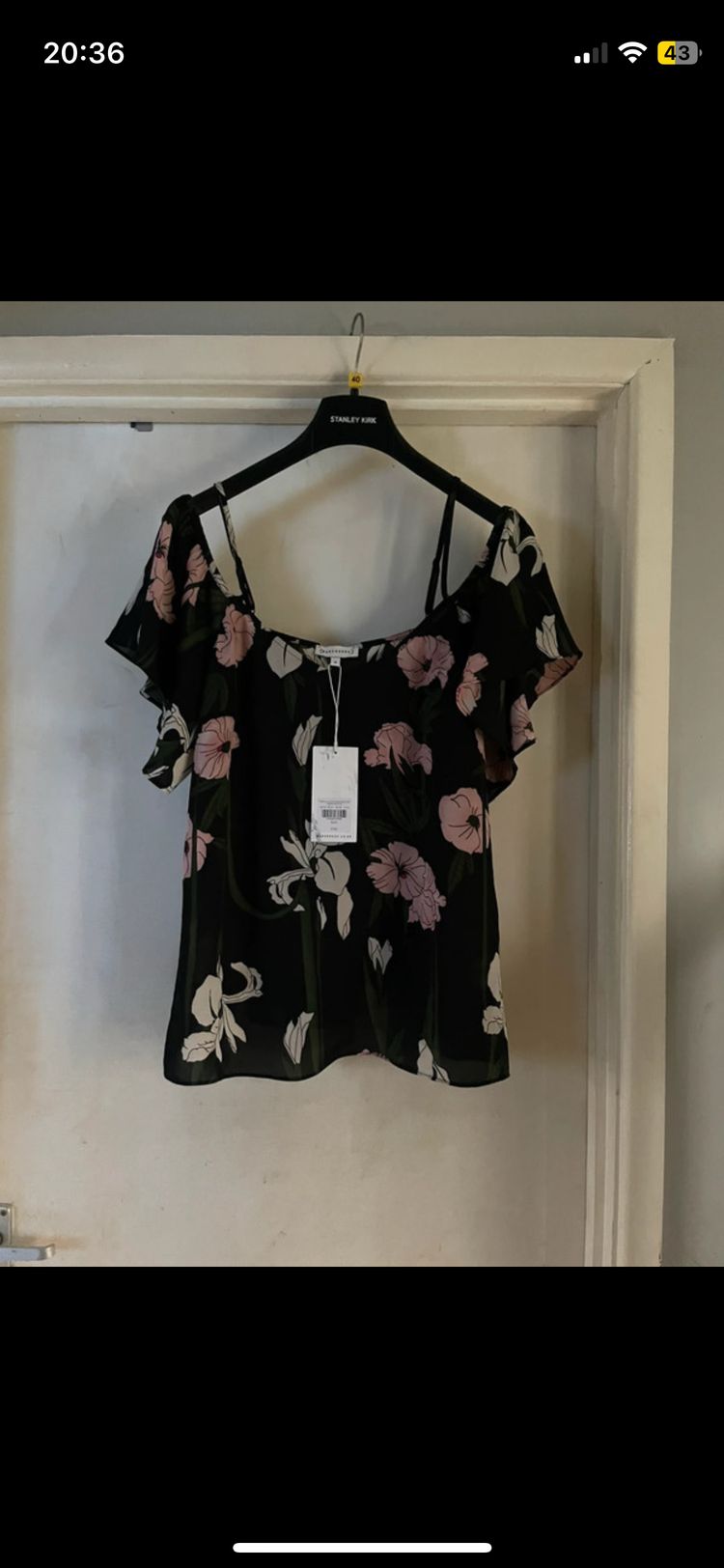 Warehouse Warehouse floral top size 14 product image