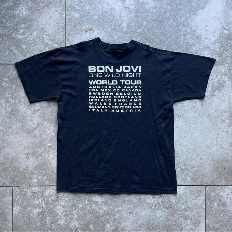 2001 Bon Jovi Band T-Shirt obraz 4