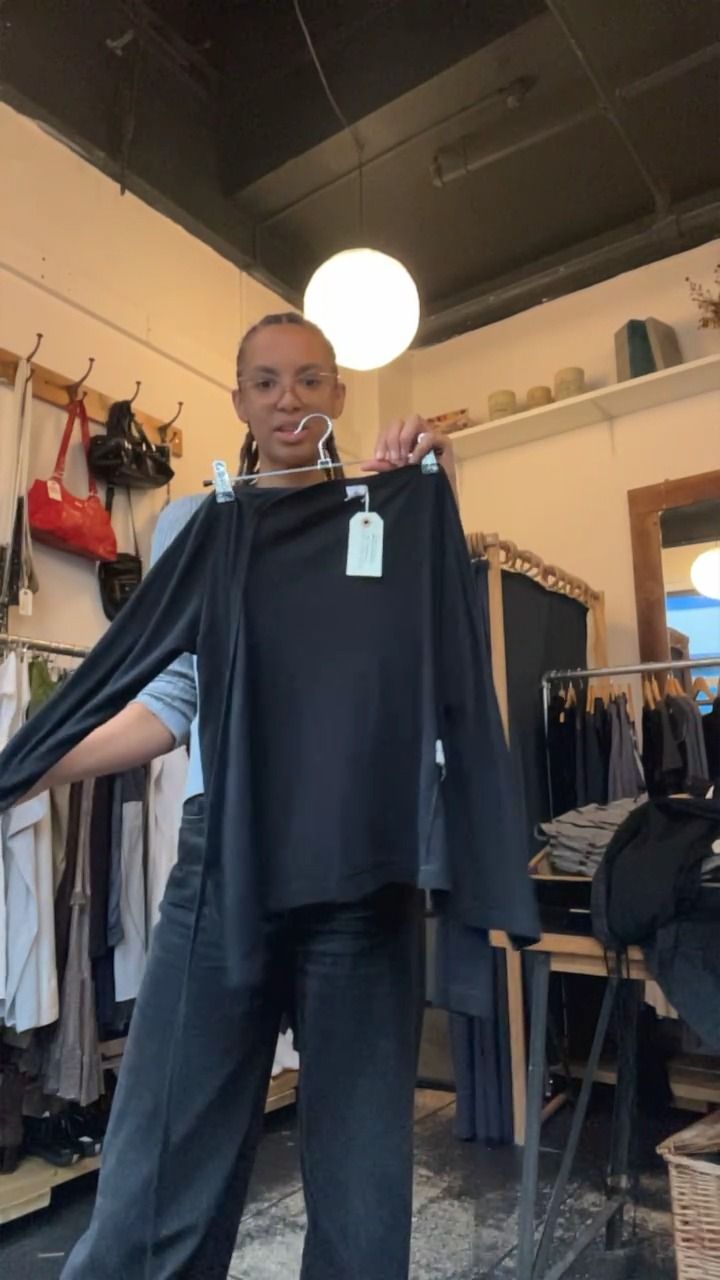 Other little black long sleeve wrap top  product image