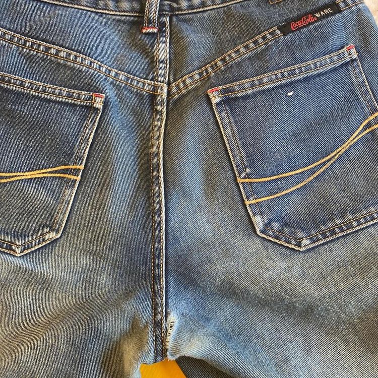 Vintage Coca Cola ware blue jeans with Coca Cola embroidery. Rare find. 4