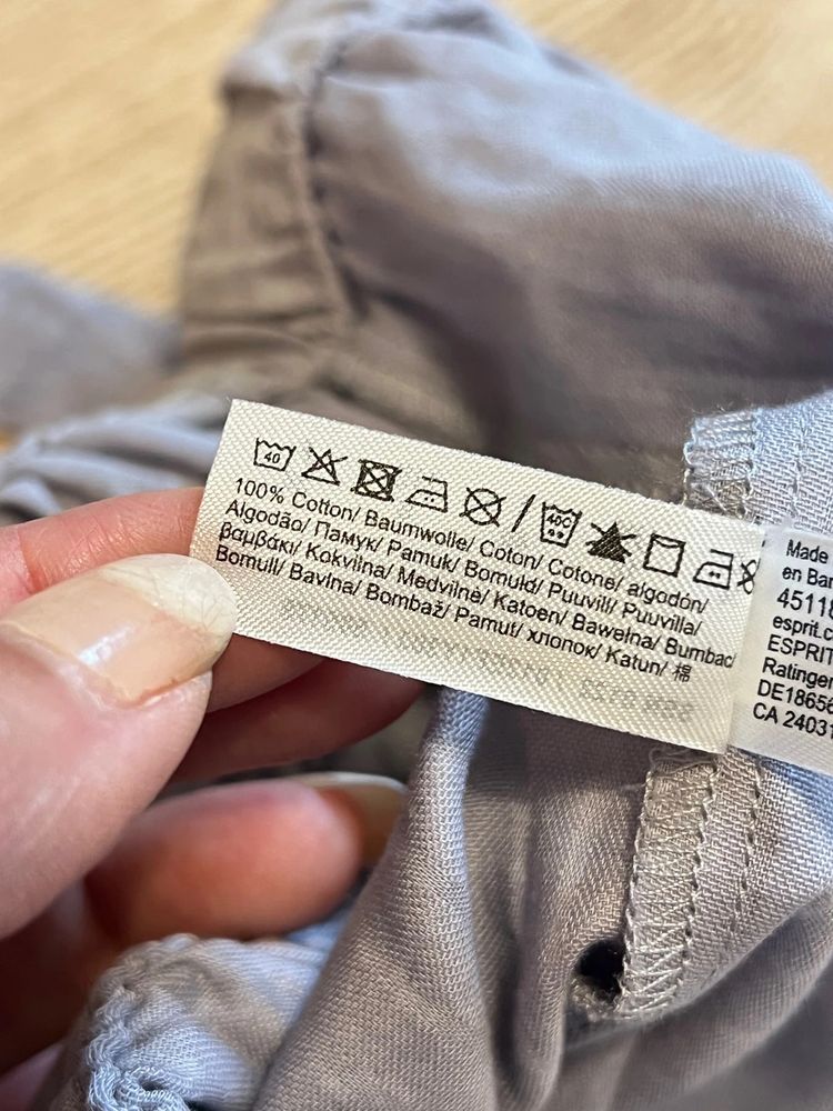 Esprit Elegant Grey Striped 100% Cotton Lounge Pants – Pajama / Loungewear – New No Tags 49€ imagen 9