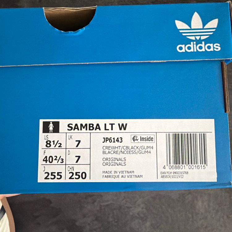 Adidas Samba LT  W Trainers | Off White | UK6.5  image 8