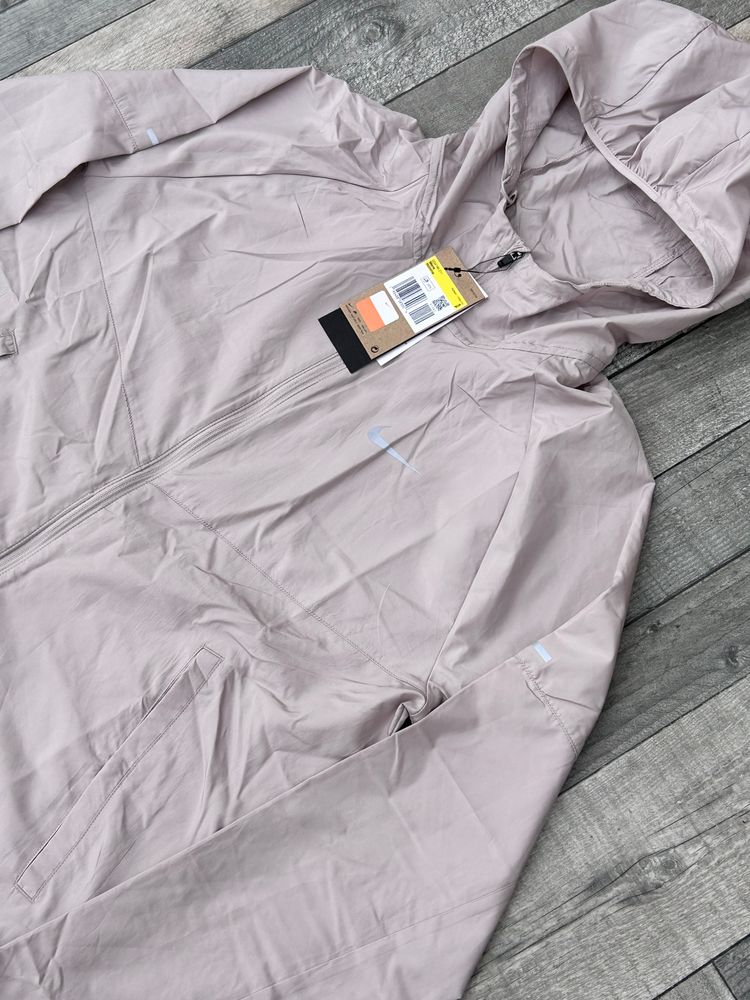 Nike Repel Hooded Miler Windbreaker Jacket - ‘Moon Particle’ - Size Small  4